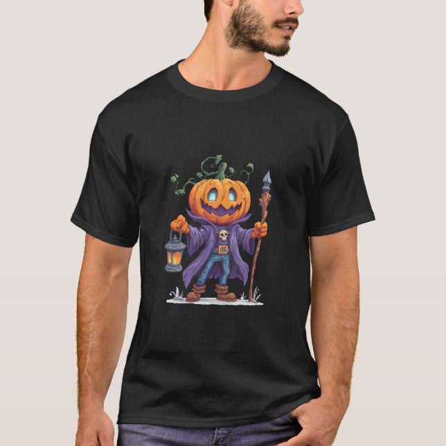 T-shirt Homme Citrouille  (Devant)