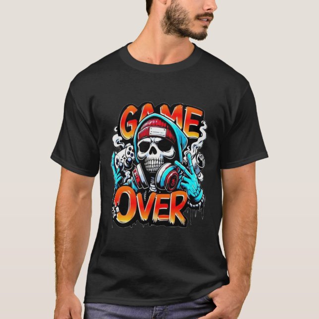 T-Shirt Homme Classique « Game Over » (Devant)