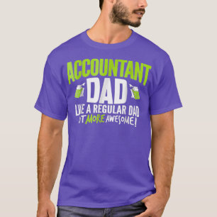 T-shirt Homme comptable papa Fête des pères Drôle Plus gén