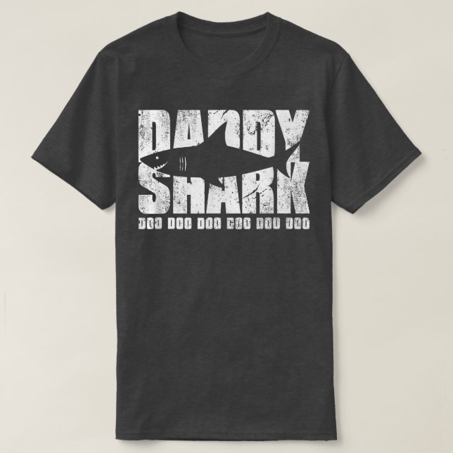 T-shirt Homme Cool Daddy Shark (Design devant)