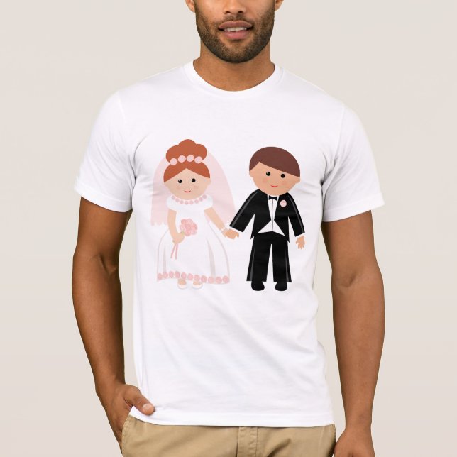 T-shirt Homme Couple Marié (Devant)