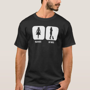 T-shirt Homme Crazy Femme Chat Votre Femme Ma Femme Aime C