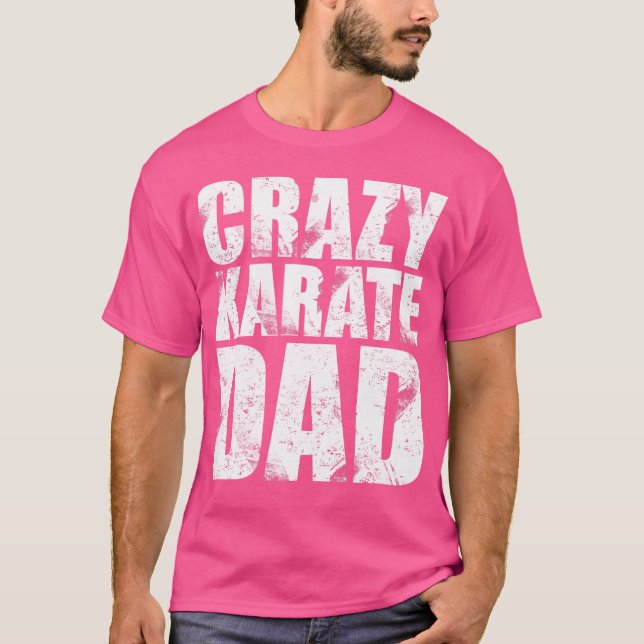 T-shirt Homme Crazy Karaté Papa (Devant)
