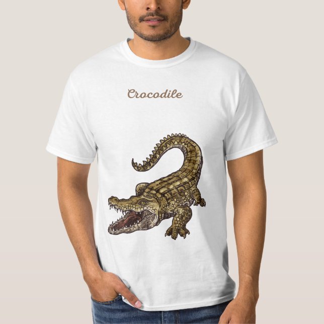 T-shirt homme crocodile (Devant)