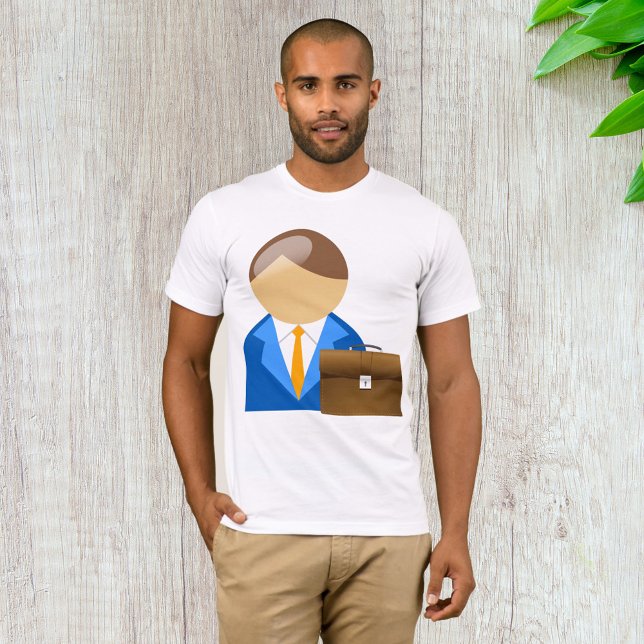T-Shirt Homme D'Affaires Et Maître De Porte-Mains (Créateur téléchargé)