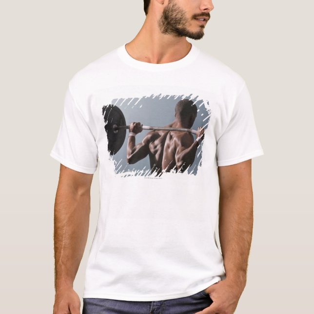 T-shirt Homme d'Afro-américain établissant le gymnase 2 (Devant)