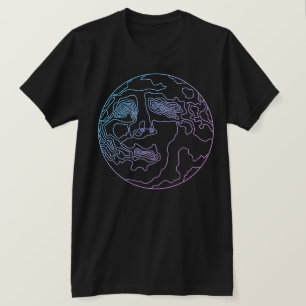 T-shirt homme dans la lune