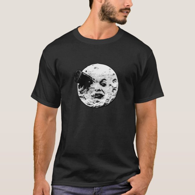 T-shirt homme dans la lune (Devant)