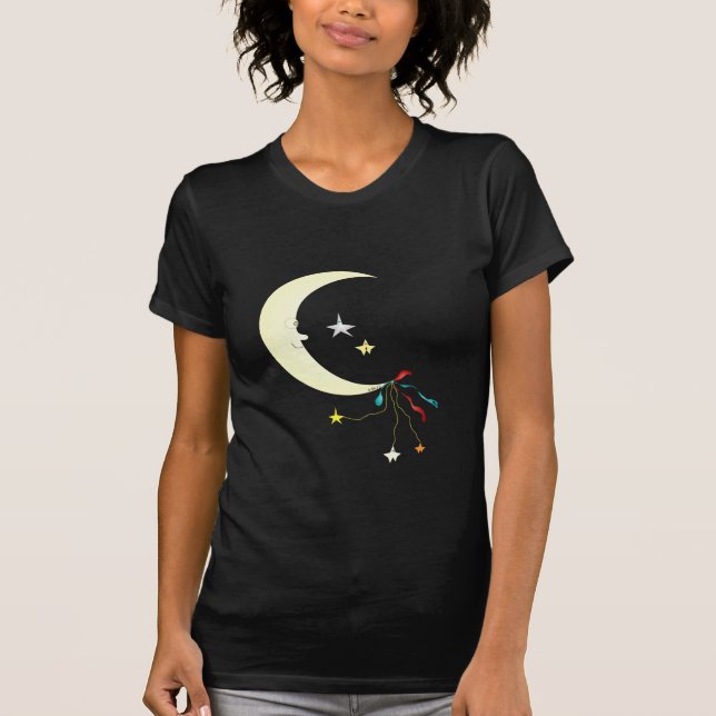 T-shirt Homme Dans La Lune, Chemise Dames (Devant)