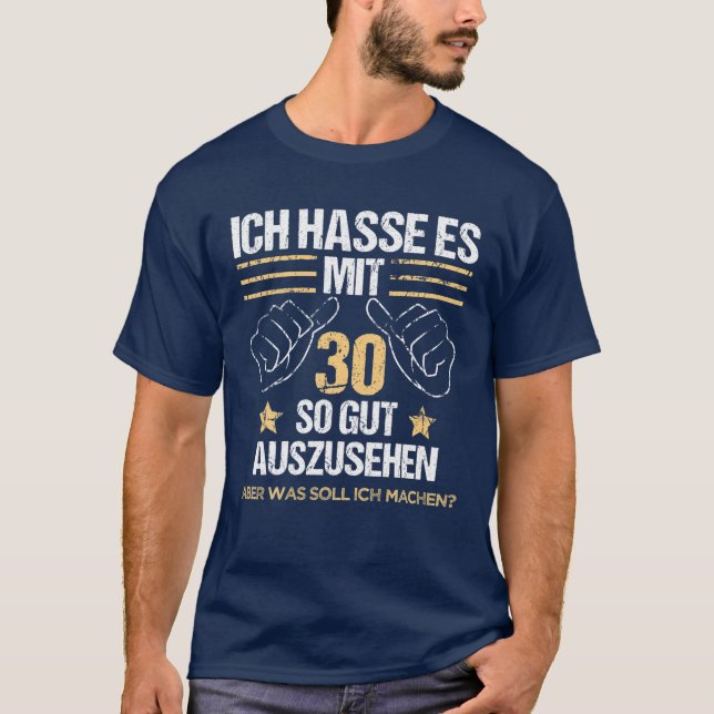 T-shirt Homme De 30 Ans Drôle Slogan 30E Anniversaire (Devant)