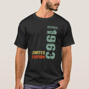 T-shirt Homme de 59 ans 59 ans décembre 1963