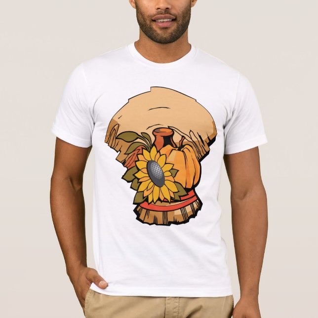 T-shirt homme de bannières de récolte (Devant)