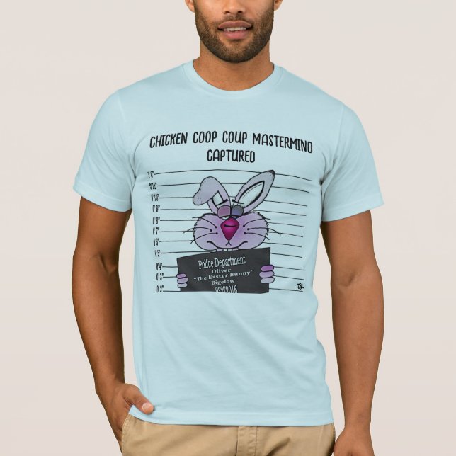 T-shirt homme de Bunny de Pâques (Devant)