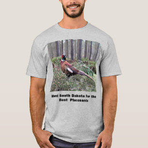 T-shirt homme de chasse de faisan du Dakota du Sud