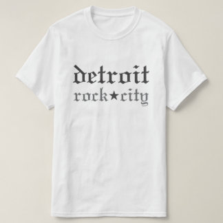 T-shirt Homme de Detroit Rock City noir et blanc