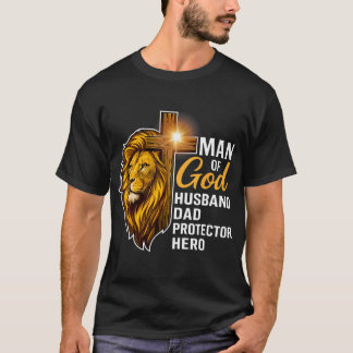 T-shirt Homme de Dieu Lion de Juda Chrétien