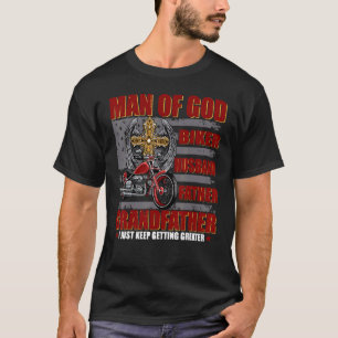 T-shirt Homme De Dieu Vélo Mari Papa Je Continue À Obtenir