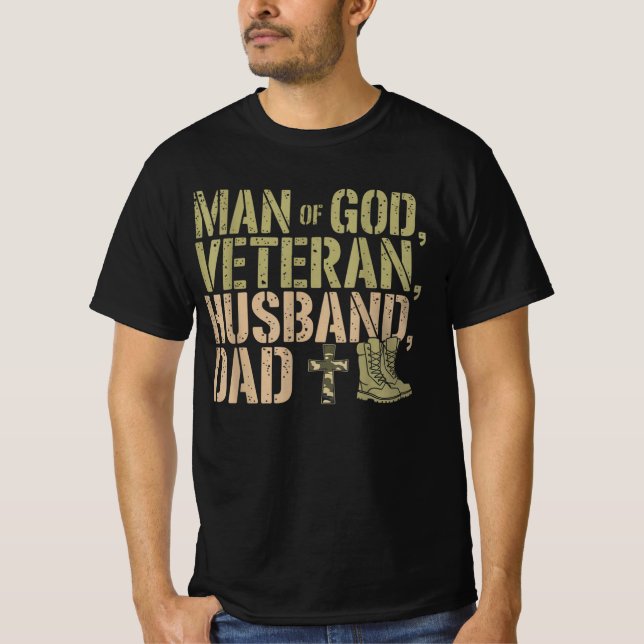 T-shirt Homme De Dieu Vétérinaire Mari Papa Christian Jesu (Devant)