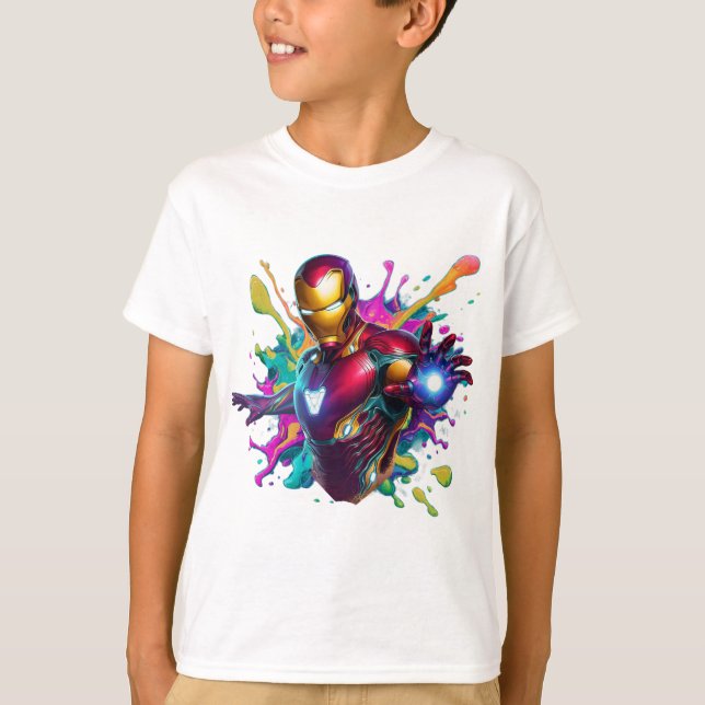 T-shirt homme de fer (Devant)