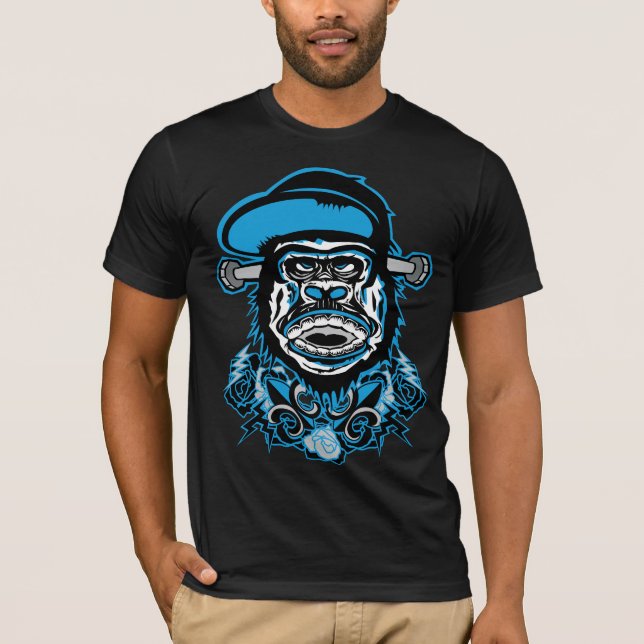 T-shirt Homme de gorille (Devant)