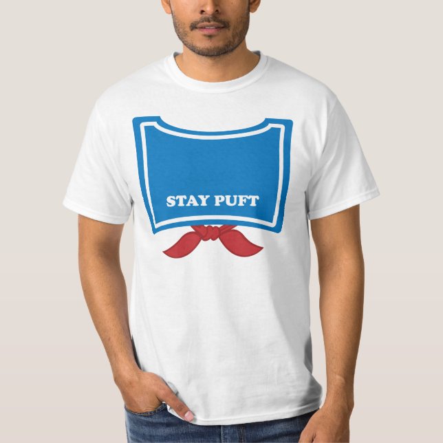 T-shirt Homme de guimauve de Puft de séjour (Devant)