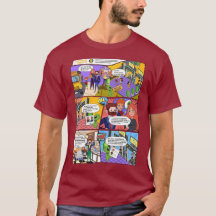 T-shirt homme de la bande dessinée AI Health Check