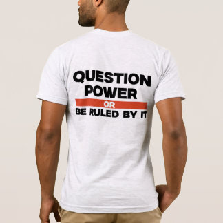 T-shirt homme de la puissance des questions