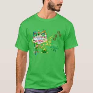 T-shirt homme de la Saint Patrick de Las Vegas