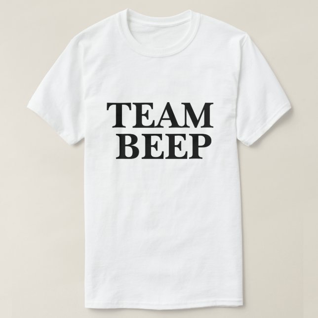 T-shirt homme de l'équipe Beep (Design devant)