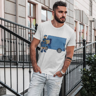 T-shirt homme de livraison d'Express