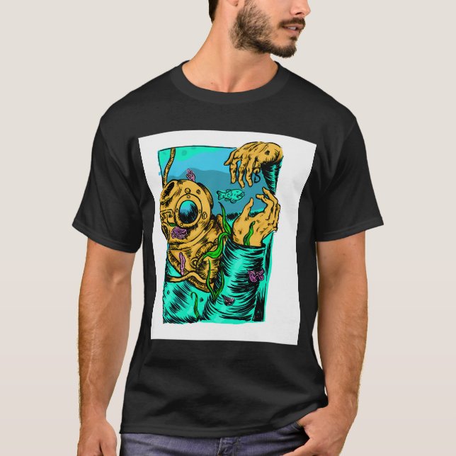T-shirt Homme de l'océan (Devant)