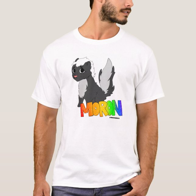 T-shirt homme de moron pour la randonnée Skunk (Devant)