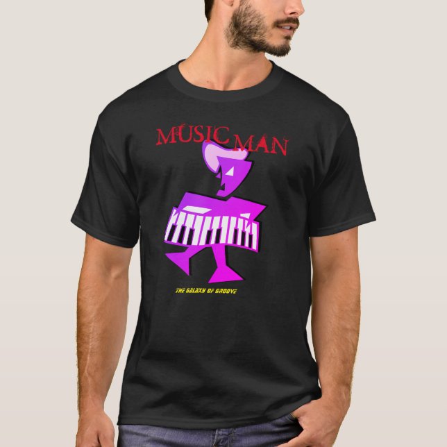 T-shirt homme de musique (Devant)