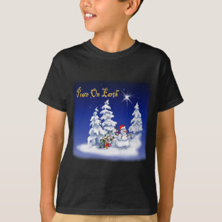T-shirt homme de neige paix sur terre