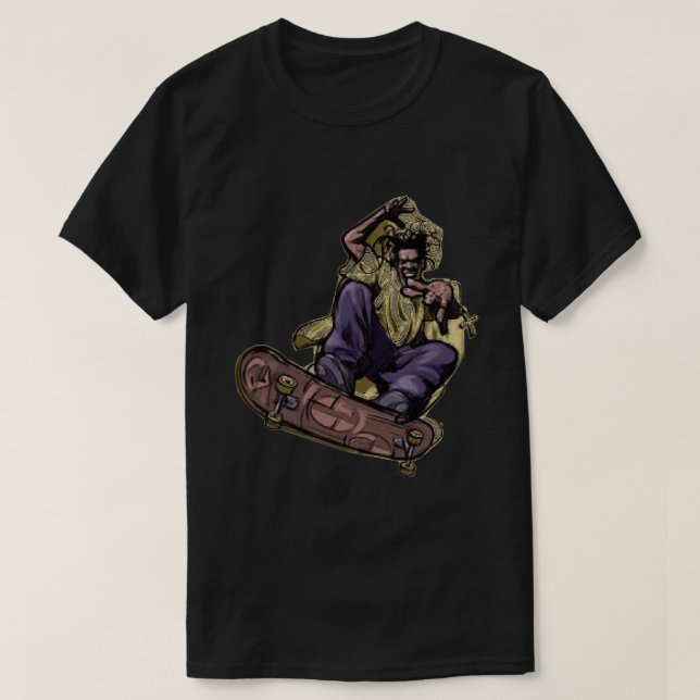 T-shirt homme de patinage (Design devant)