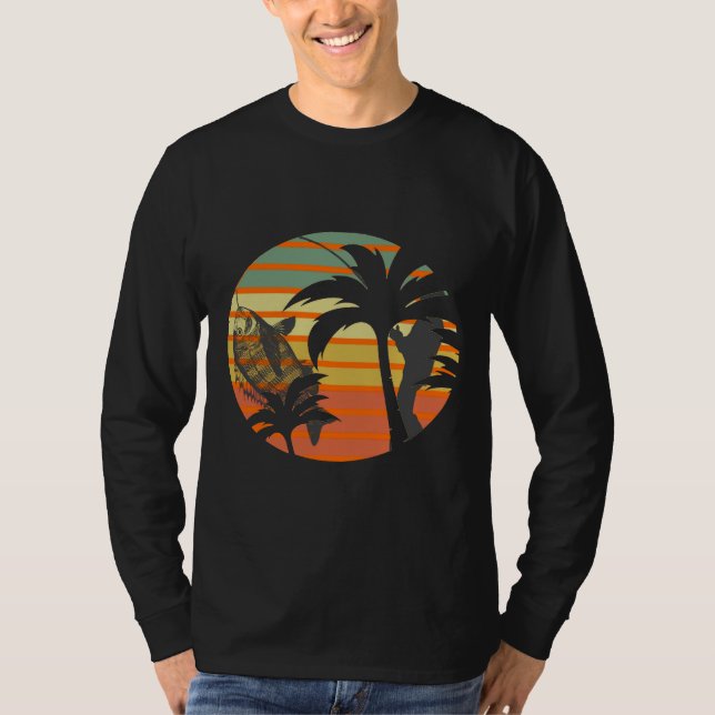 T-shirt Homme de pêche (Devant)