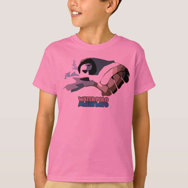 T-shirt homme de polo d'eau (Devant)