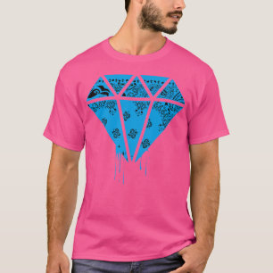 T-shirt Homme De Rue Porter Hip hop T Chemise Baby Bleu Ba