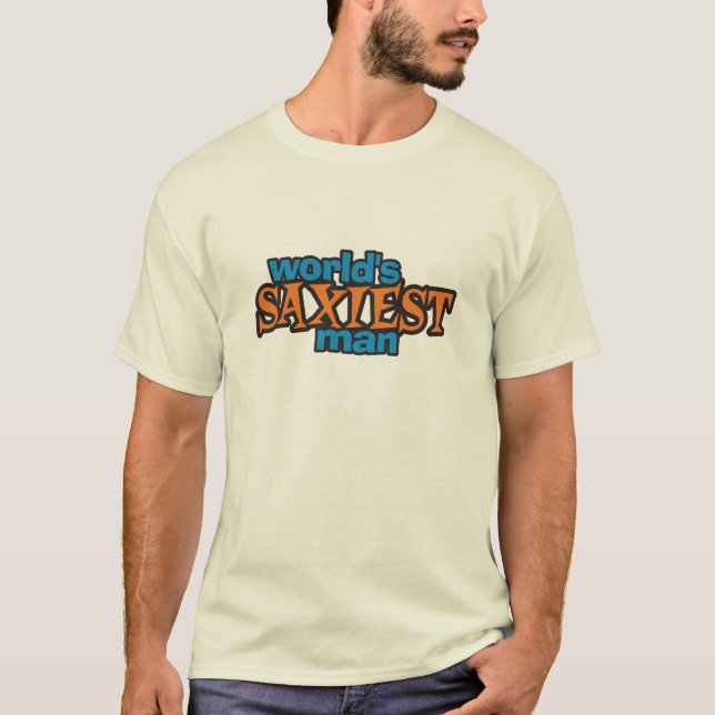 T-shirt Homme de Saxiest du monde (Devant)