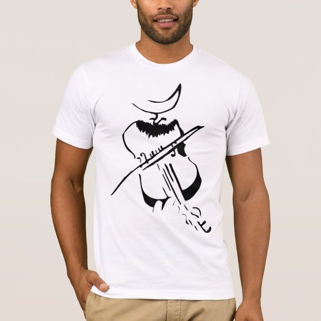 T-shirt Homme de violon (Devant)