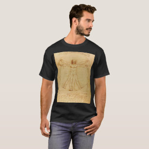 T-shirt Homme de Vitruve de Léonard de Vinci