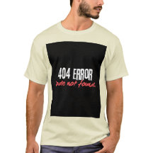 T-shirt homme d'erreur 404