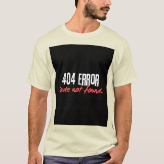 T-shirt homme d'erreur 404