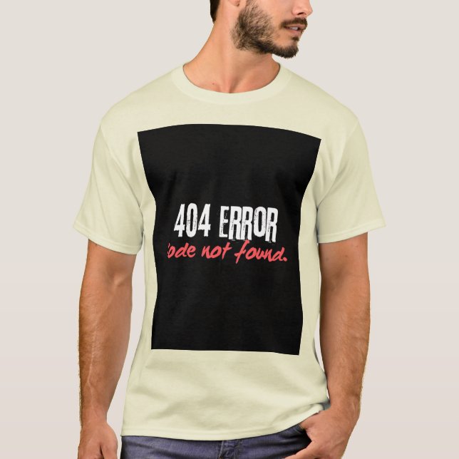 T-shirt homme d'erreur 404 (Devant)