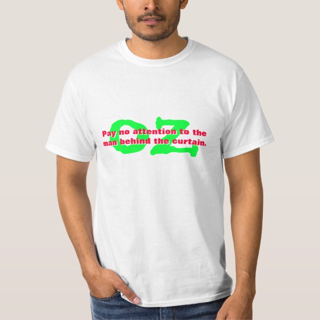 T-shirt Homme derrière le rideau. Once (Devant)