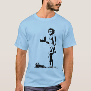 T-shirt Homme des cavernes d'aliments de préparation
