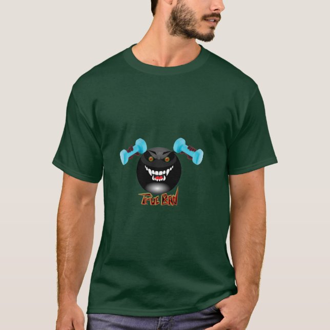 t-shirt homme design TrueBad en forme (Devant)