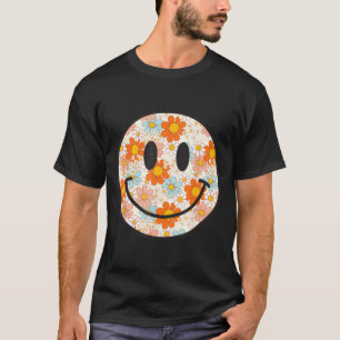 T-shirt Homme d'esthétique prépa visage sourire marguerite