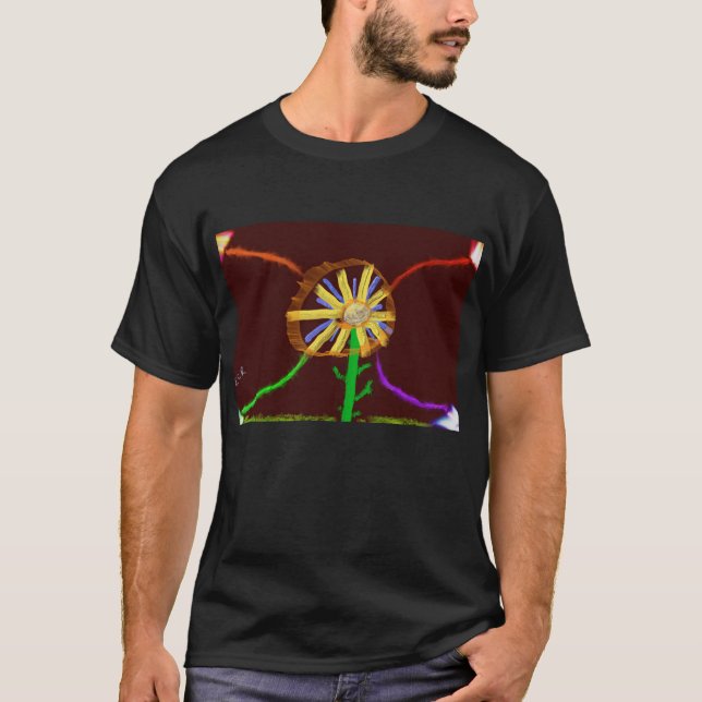 T-Shirt Homme Digital Sunflower (Devant)