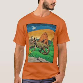 T-shirt homme Dimetrodon synapside Voyage dans le